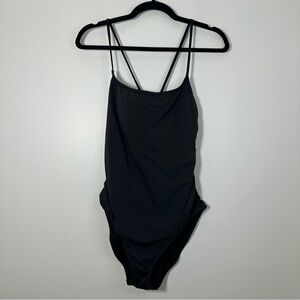Gap Body Black One Piece Swimsuit Size XL